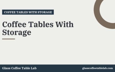 Coffee Tables With Storage